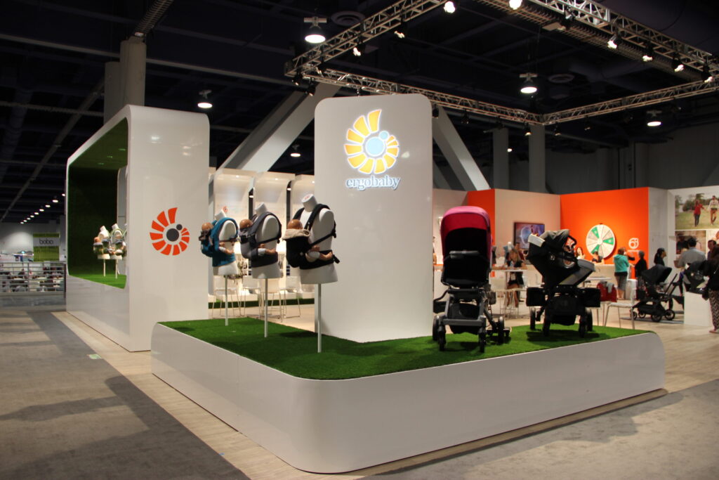 ergobaby booth at expo